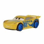 Masinuta Disney Cars Dinoco Cruz Ramirez cu sistem pullback scara 1:43