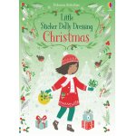 Carte pentru copii Usborne cu stickeres dolly dressing Christmas