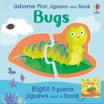 Carte si puzzle pentru copii Usborne Bugs