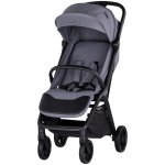 Carucior pentru copii Chipolino Diamond cloud grey, Cadru aluminiu, Spatar reglabil, suport picioare reglabil, Suspensii, greutate suportata 22 kg