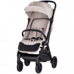 Carucior pentru copii Chipolino Diamond tiramisu, Cadru aluminiu, Spatar reglabil, suport picioare reglabil, Suspensii, greutate suportata 22 kg
