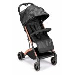 Carucior sport Compass 2.0 Jacquard Nero CAM, 0-4 ani, spatar reglabil, suspensii, sistem tip troller, suport picioare ajustabil + accesorii