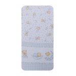 Cearceaf din bumbac pentru saltea 120x60 cm Bear Dreams Alb Beberoyal