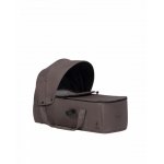 Cosulet port bebe tip landou Euro Cart Doblo CarryMe, cu intaritura, cu manere pentru transport, husa de picioruse si capotina, dimensiune 72 x 30 x 21 cm, Taupe