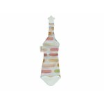 Cravata bebelusi Babyjem cu accesoriu de dentitie Roz