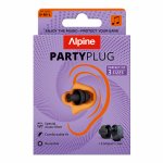 Dopuri de urechi cu filtru muzical pentru festivaluri si concerte, 3 dimensiuni incluse (S/M/L), protectie zgomote SNR 19dB, reutilizabile, negre,