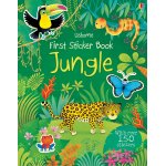Carte pentru copii Usborne First Sticker Book Jungle cu stickere