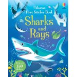 Carte pentru copii Usborne First Sticker Book Sharks and Rays