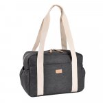 Geanta de infasat Beaba Paris Dark Heather Grey