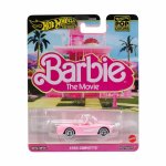 Masinuta metalica Hot Wheels Corvette pop culture Barbie the movie scara 1:64