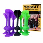 Joc de Darts cu ventuze Tossit mov-verde