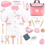 Trusa completa de doctor UMU Toys roz