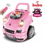 Set de joaca pentru copii Buba Motor Masters Pink cu telecomanda, sunete si lumini