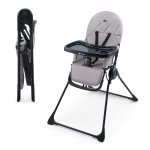 Scaun de masa pentru copii Kinderkraft Binci Grey