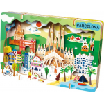 Kit DIY Creaza Peisaj Urban 3D din lemn Barcelona