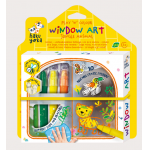 Kit DIY decorare fereasta Animale din Jungla