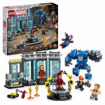 Laboratorul lui Iron Man sala armurilor Lego Super Heroes
