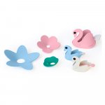 Jucarie creativa de baie Lacul lebedelor Quut Toys