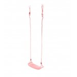 Leagan pentru copii, Kruzzel, constructie robusta cu franghii puternice, lungime reglabila 105-175cm, asamblare rapida, sarcina maxima 50 kg, Pink