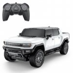 Masinuta cu telecomanda Hummer Ev alb scara 1:24