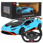 Masina cu telecomanda Lamborghini Huracan Sto albastru scara 1:14