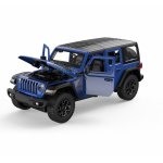 Masinuta metalica Jeep Wrangler Rubicon 4XE albastru scara 1:32