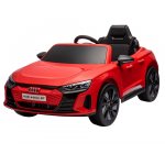 Masinuta electrica pentru copii Audi E-tron GT Red 70W cu licenta, Oglinzi retrovizoare, Roti din spuma Eva,Lumini LED,Centura de siguranta,Sistem troller pentru tractare,Mufa MP3,slot USB,Card microSD,Bluetooth
