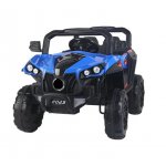 Masinuta electrica pentru copii Nichiduta Sport UTV 2023 Blue, Telecomanda 2.4G cu 3viteze, 2 motoarex38W, Suspensii, Roti rezistente, Slow Start, Lumini LED, USB,Bluetooth,Centura de siguranta,Functie swing,Usi cu deschidere