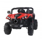 Masinuta electrica pentru copii Nichiduta Sport UTV 2023 Red, Telecomanda 2.4G cu 3viteze, 2 motoarex38W, Suspensii, Roti rezistente, Slow Start, Lumini LED, USB,Bluetooth,Centura de siguranta,Functie swing,Usi cu deschidere