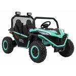 UTV electric pentru 2 copii Faster 4x4, cu 2 motoare 150W, baterie 24V/10Ah, telecomanda 2.4 GHz, roti din spuma EVA, suspensii, pornire la buton, lumini LED frontale, cu MP3, USB, Radio, Bluetooth, pana la 59 kg
