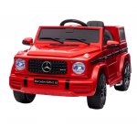 Masinuta electrica pentru copii cu licenta Mercedes Benz AMG G63 Red cu telecomanda 2.4G,2 motoarex35w,Roti EVA,Scaun din piele,Deschidere usi,Lumini LED,Sistem troller,Suspensii,Volan cu functii,Pornire la buton
