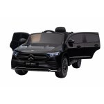 Masinuta electrica pentru copii cu licenta Mercedes Benz EQA 4x4 Black,Echipare Premium,Telecomanda 2,4G,Roti EVA,Scaun din piele,4 motoare,Faruri si stopuri cu LED,Deschidere usi,Acumulator detasabil 12V,Suspensii,Bluetooth