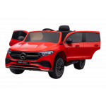 Masinuta electrica pentru copii cu licenta Mercedes Benz EQA 4x4 Red,Echipare Premium,Telecomanda 2,4G,Roti EVA,Scaun din piele,4 motoare,Faruri si stopuri cu LED,Deschidere usi, Acumulator detasabil 12V, Suspensii, Bluetooth