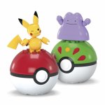 Set constructie Pokemon Mega doua bile Ditto si Pikachu 42 piese