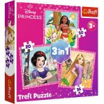 Puzzle Trefl Disney Princess flori minunate 3 in 1