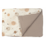 Paturica pentru copii Nature Bambus by Amy cu doua fete 100x70cm + Cadou Rucsacel Padure