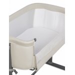 Patut Co-Sleeper 2 in 1 pentru copii Colibro Nap Bassinet, cu saltea inclusa, inaltime reglabila pe 9 nivele si unghi de inclinare de 30 de grade, dimensiuni 90 x 58 cm, Taupe