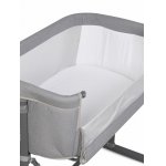 Patut Co-Sleeper 2 in 1 pentru copii Colibro Nap Bassinet, cu saltea inclusa, inaltime reglabila pe 9 nivele si unghi de inclinare de 30 de grade, dimensiuni 90 x 58 cm, Dove