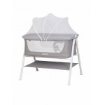 Patut pentru nou nascut, Colibro Lindo, cu saltea si protectie contra insectelor, dimensiune 90 x 53 cm, Dove