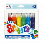 Set 6 pensule cu vopsea lichida Easy Squeezy
