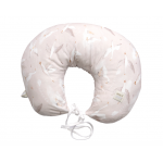 Perna pentru gravide si alaptare cu husa detasabila din bumbac si umplutura antialergica BabySoft Gasca Bej Amy