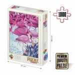 Puzzle Kurti Andrea Tropical Flamingo 1000 piese