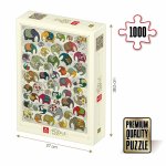 Puzzle Pattern Elefanti 1000 piese