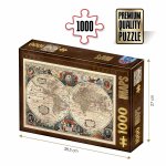Puzzle Vintage Map 1000 piese