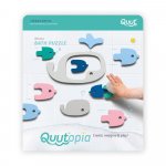 Puzzle de baie Balene si pestisori Quut Toys 11 piese