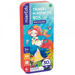 Puzzle magnetic in cutie metalica, joc de potrivire si asociere Sirene