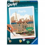 Pictura pe numere CreArt Paris plin de culoare