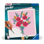 Pictura pe numere CreArt buchet de maci