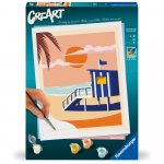 Pictura pe numere CreArt cabana pe plaja