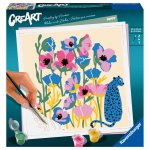Pictura pe numere CreArt maci colorati
